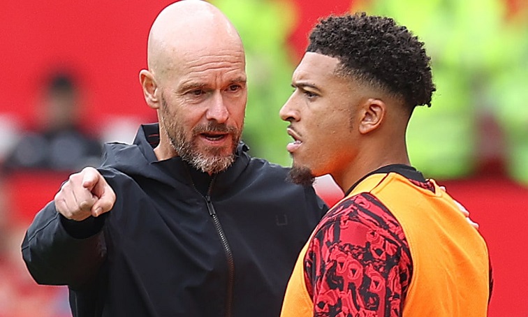 Erik ten Hag wird letztes Opfer des Vorfalls mit Jadon Sancho